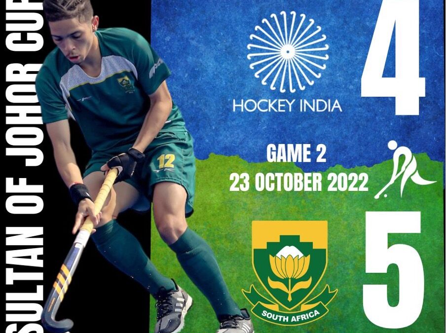 Sultan of Johor Cup 2022 | SA Hockey Junior Men come from behind to defeat India