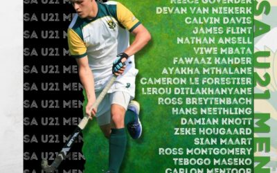 South African Men’s U21 team named for the African Qualifier