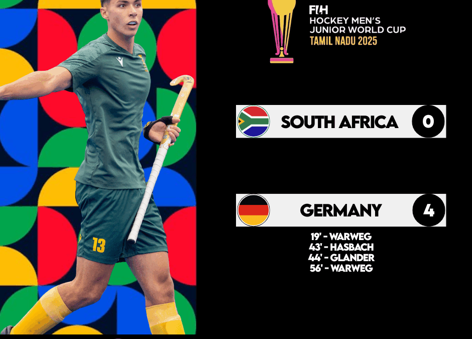 South Africa Show Fight in Tough Junior World Cup Opener Against Germany